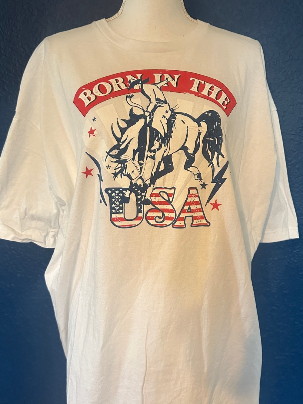Rodeo Quincy Graphic Tee - Born in the USA